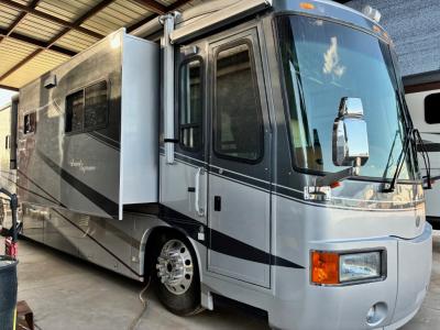 Passenger side view with 1kitchen slide out