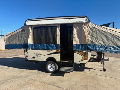 Side view with fold outs extended