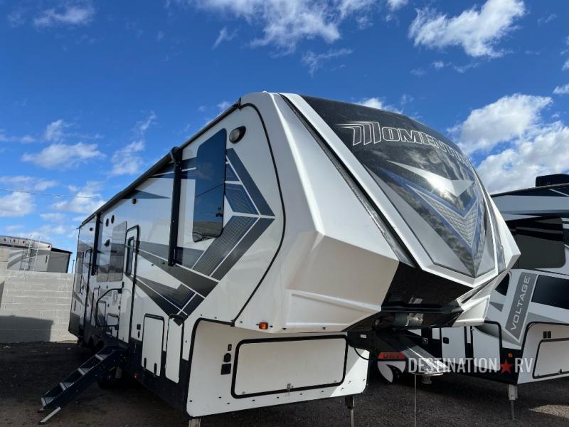 Used 2018 Grand Design Momentum M-Class 354M Toy Hauler Fifth Wheel at ...