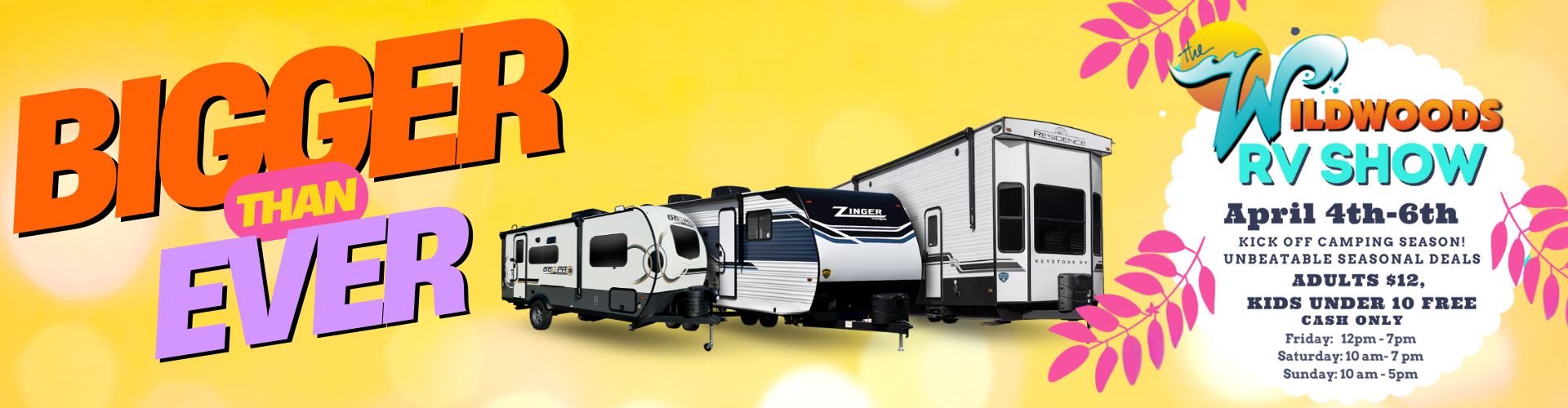 Wildwood RV Show Spring 2025!