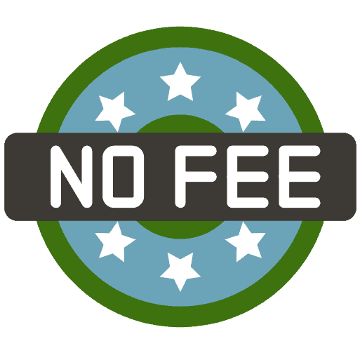 no fee icon