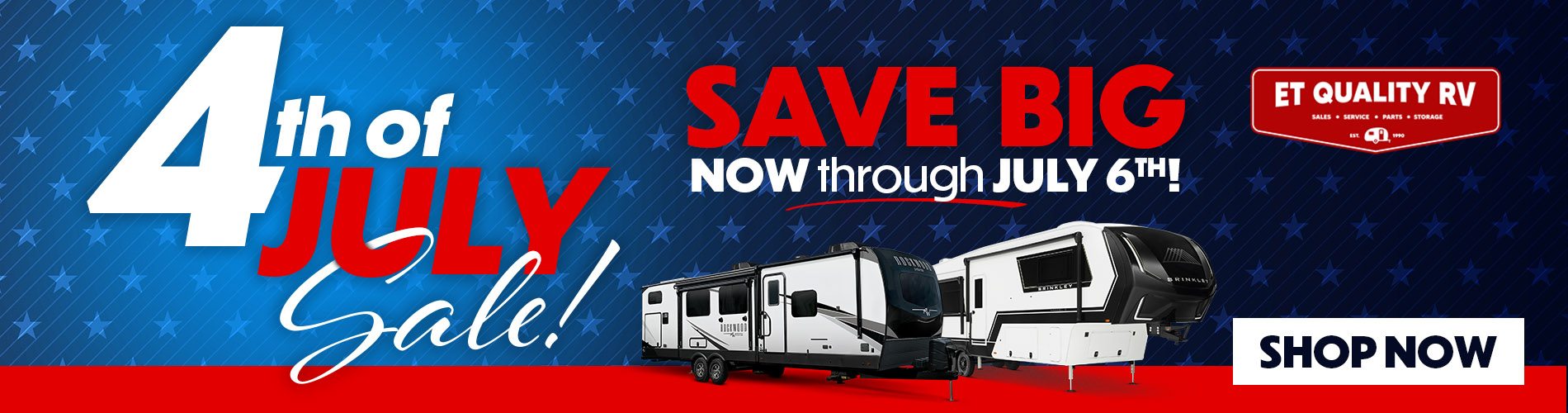 4th of July RV Sale
