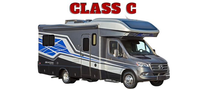 class C motorhomes for rent