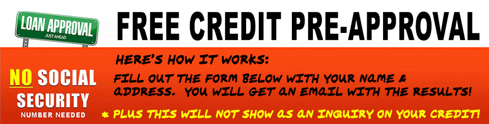 Free Credit Pre-Approval