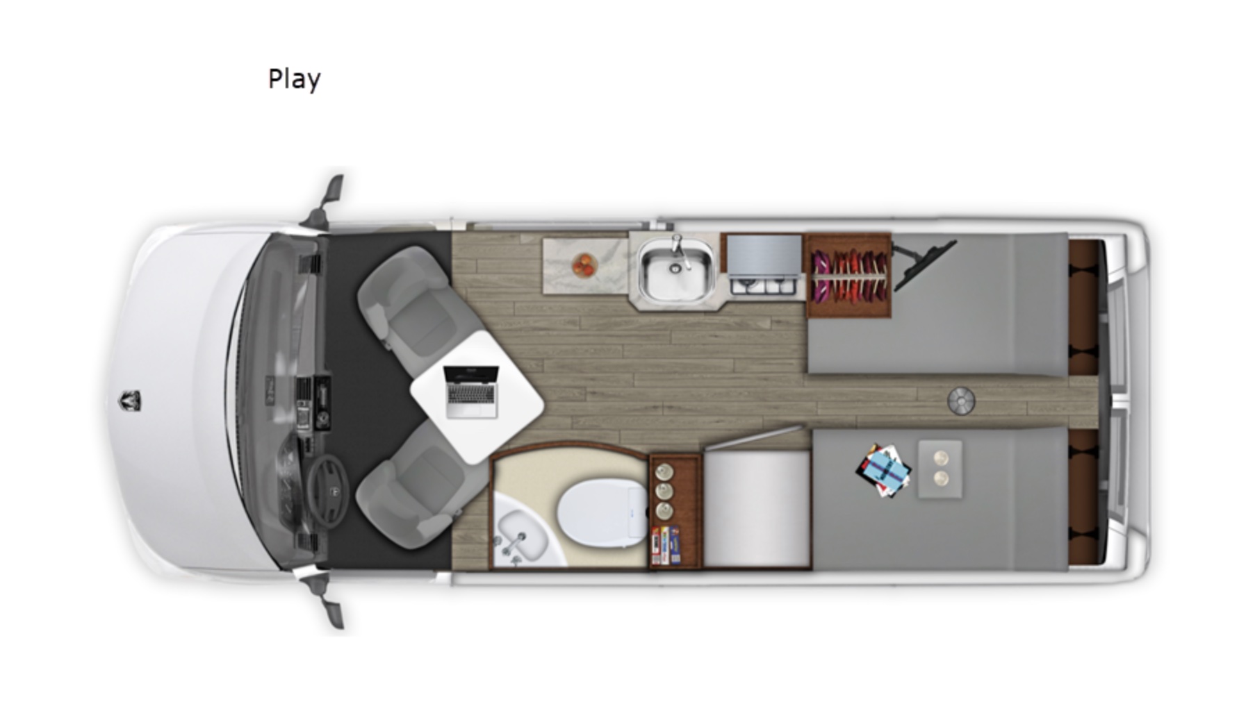 Roadtrek Play Floorplan