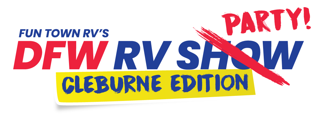 2026 DFW RV Party Cleburne Edition Logo