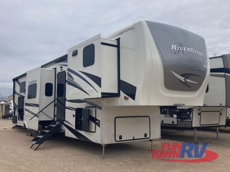 New 2024 Forest River RV RiverStone 42FSKG Toy Hauler Fifth Wheel at