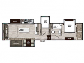 Chaparral 360IBL Floorplan