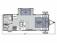 Apex Ultra-Lite 211RBS Floorplan