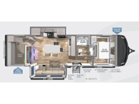 Model Z Air 295 Floorplan