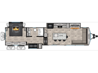 Hampton 395BAM Floorplan