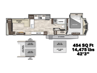 Cedar Creek 41FWC Floorplan