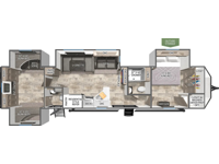 Puma Destination 39PQB Floorplan Image