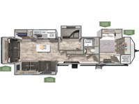 Puma Destination 38RLB Floorplan Image