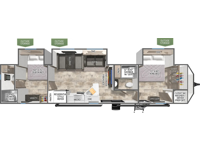 Puma Destination 39DBT Floorplan Image