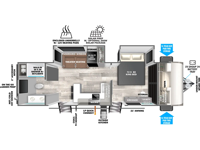 Wildwood Heritage Glen 265BSRB Floorplan Image