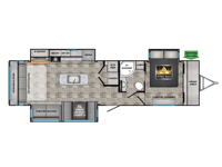 Sunset Trail SS330SI Floorplan Image