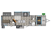 Sunset Trail SS331BH Floorplan Image