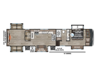 Durango Gold G393MKF Floorplan Image