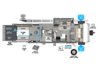 Wildwood FSX 290RTKX Floorplan