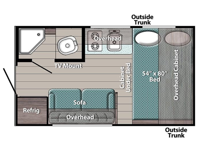 Yellowstone Trail Edition 150RD Floorplan Image