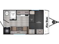 Fun Time 125QB Floorplan Image
