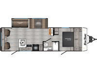 Fun Time 265RL Floorplan Image