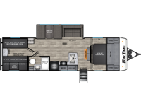 Fun Time 28QB Floorplan Image