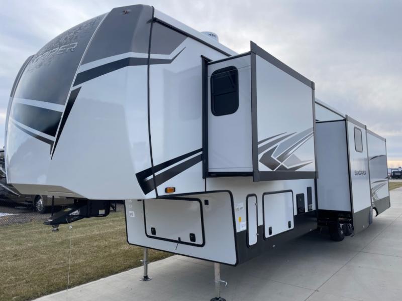 New 2024 Forest River RV Sandpiper 4003MB Fifth Wheel at Gavins Point