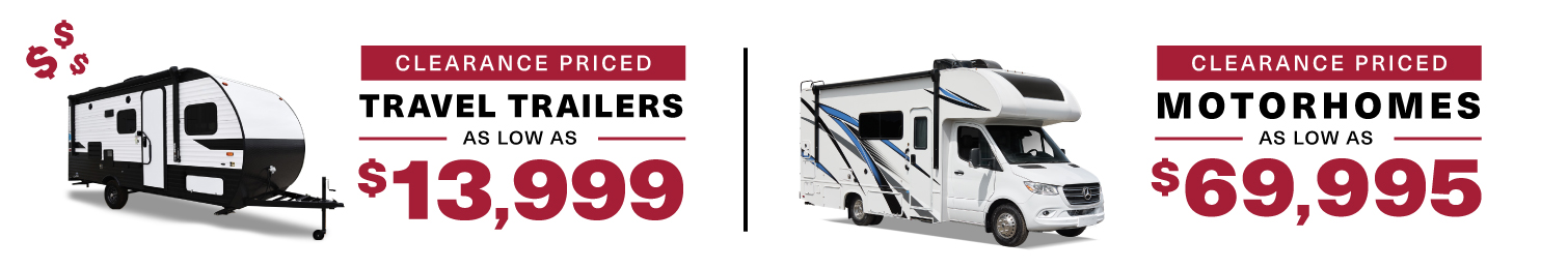 RV Clearance Offer