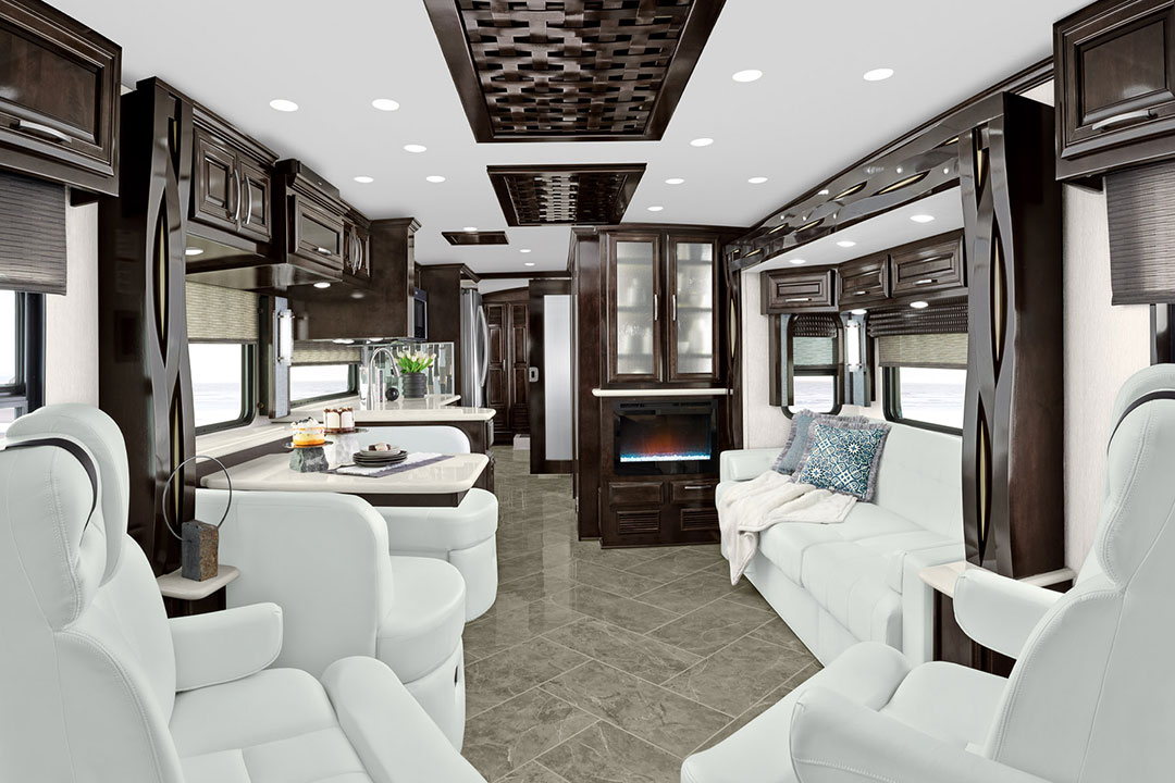 Newmar New Aire Class A Motorhome Galley