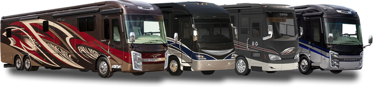 Luxury Class A Motorhomes Lineup