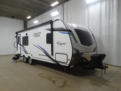 travel trailer with kitchen in rear