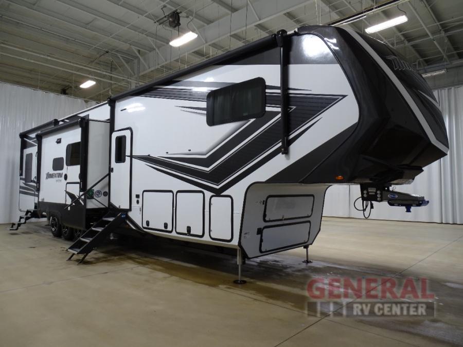New 2024 Grand Design Momentum 410TH Toy Hauler Fifth Wheel at General