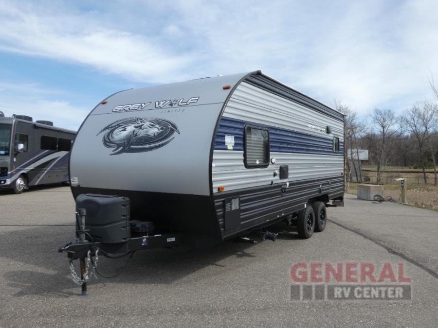 Used 2021 Forest River RV Cherokee Grey Wolf 18RR Toy Hauler Travel ...