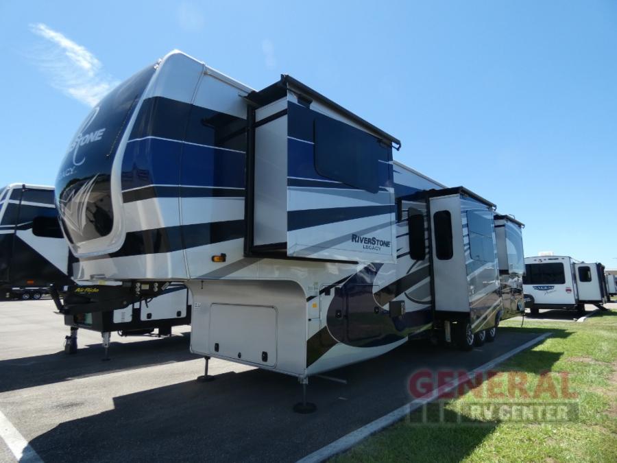 Used 2021 Forest River RV RiverStone 39FKTH Toy Hauler Fifth Wheel at ...