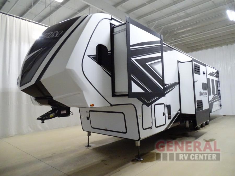 New 2023 Grand Design Momentum M-Class 398M Toy Hauler Fifth Wheel at ...