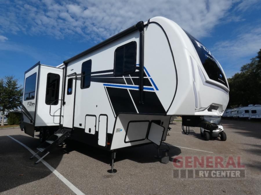 New 2024 Keystone RV Fuzion Impact Edition 337 Toy Hauler Fifth Wheel ...