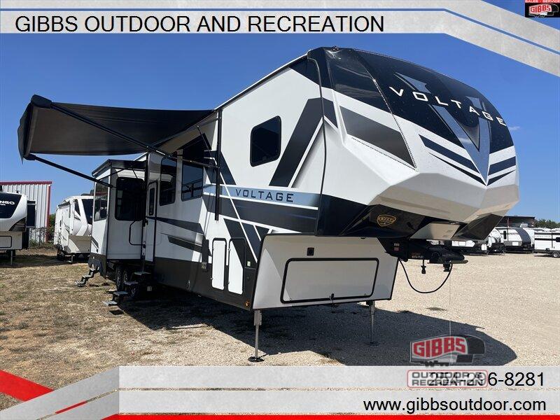 New 2025 Dutchmen RV Voltage Triton 4271 Toy Hauler Fifth Wheel at