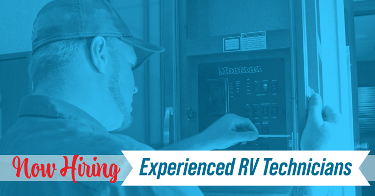Now hiring Experienced RV Technicians