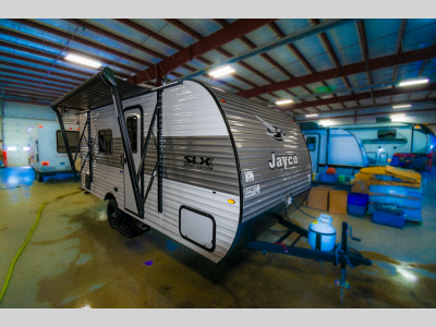 Front exterior of the 2025 Jayco Jay Flight SLX 170FQ