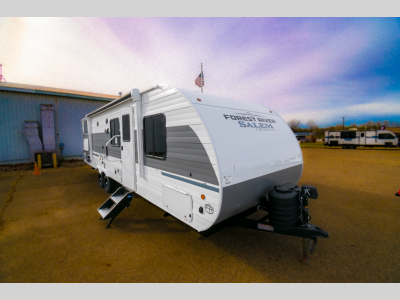 Front angle exterior view of the 2025 Forest River Salem Cruise Lite 273QBXL.