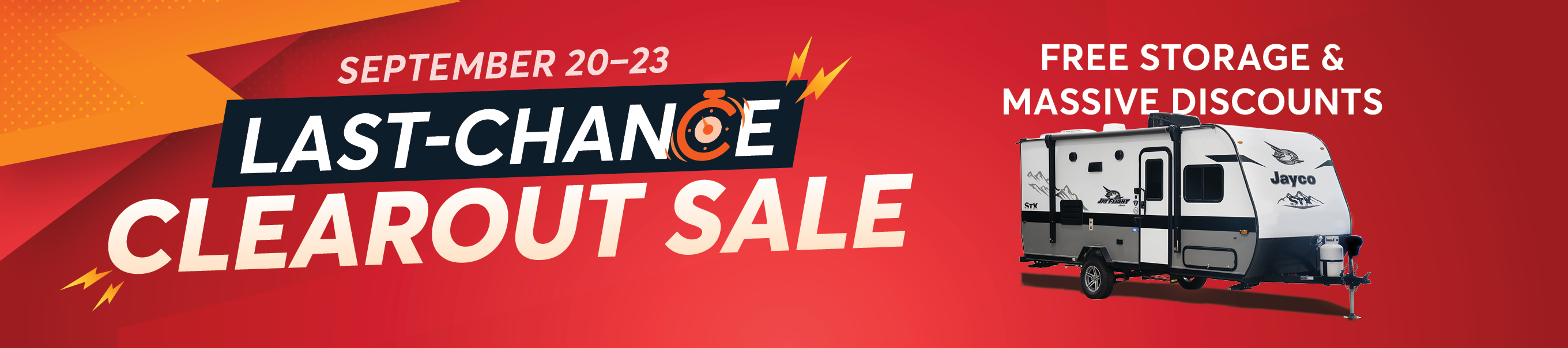 Last Chance Clearout Sale