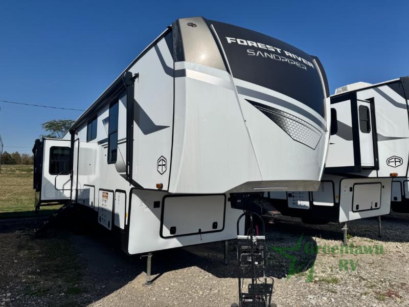 New 2025 Forest River RV Sandpiper 4003MB Fifth Wheel at Greenlawn