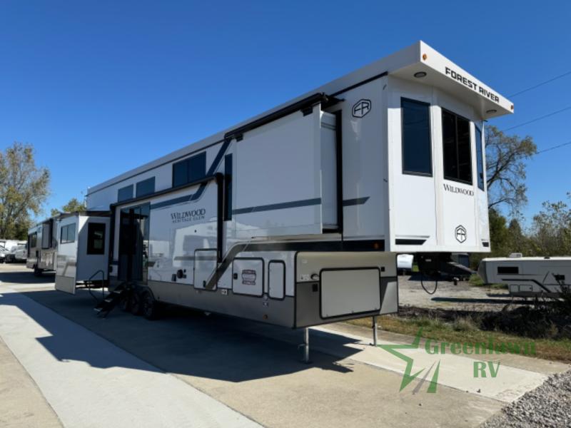 New 2025 Forest River RV Wildwood Heritage Glen ROOST43 Fifth