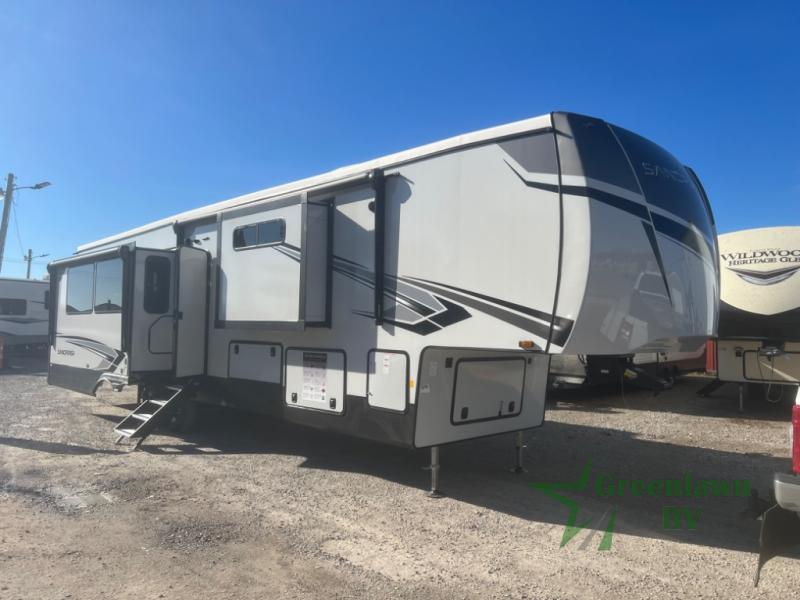 New 2024 Forest River RV Sandpiper 3800RK Fifth Wheel at Greenlawn RV