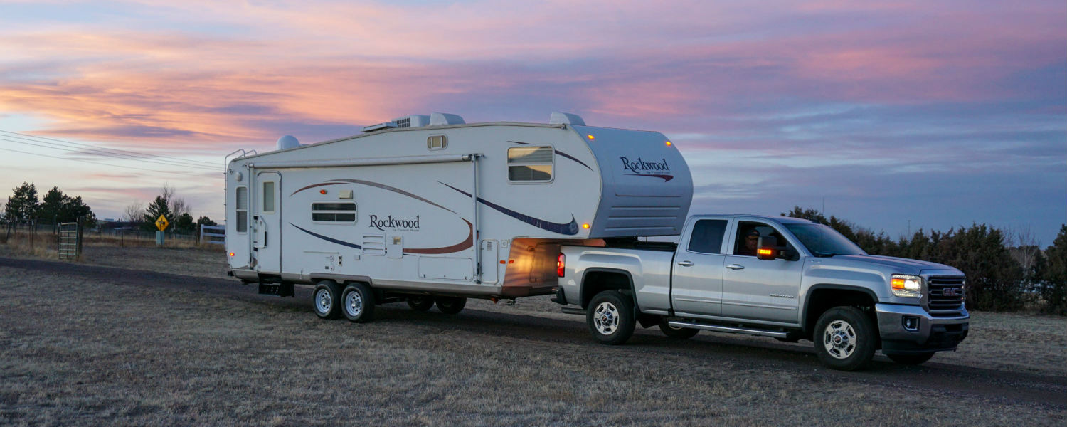 Towing A Forest River RV Near Abilene, TX