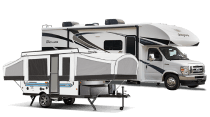 Tent camper and motorhome
