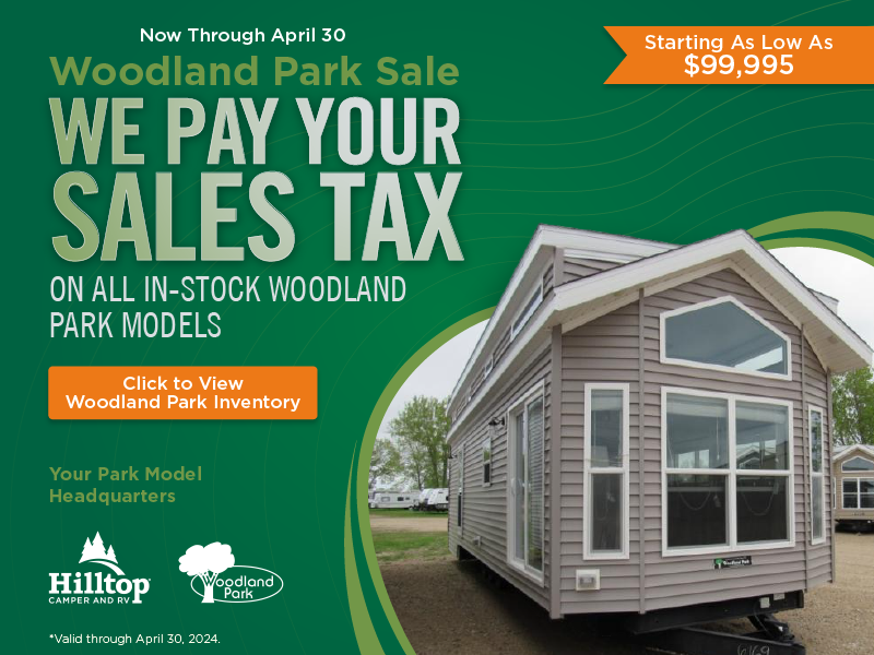 Woodland Park Sale Popup