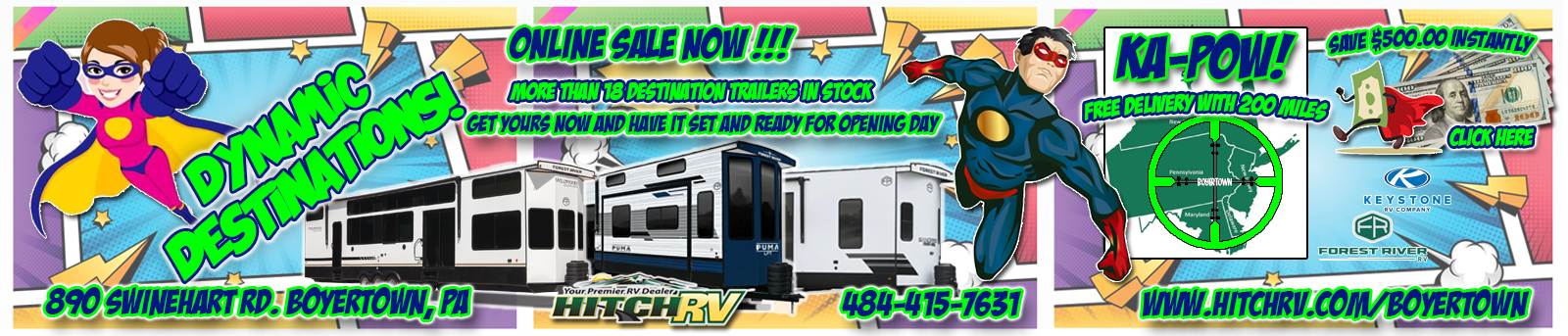 Dynamic Destination RV Sale